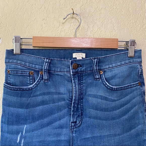 J. Crew Stretch Distressed Skinny Jean - Picture 4 of 6